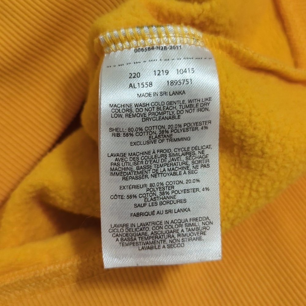 Columbia Logo Hoodie, Color Bright Marigold Size S - Picture 12 of 15